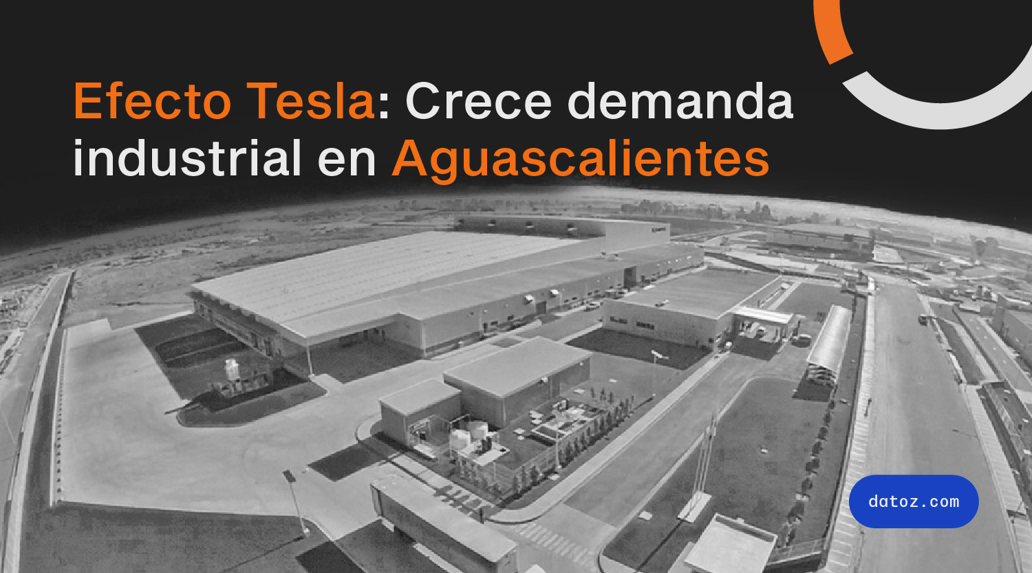 Efecto Tesla: Crece demanda industrial en Aguascalientes Datoz