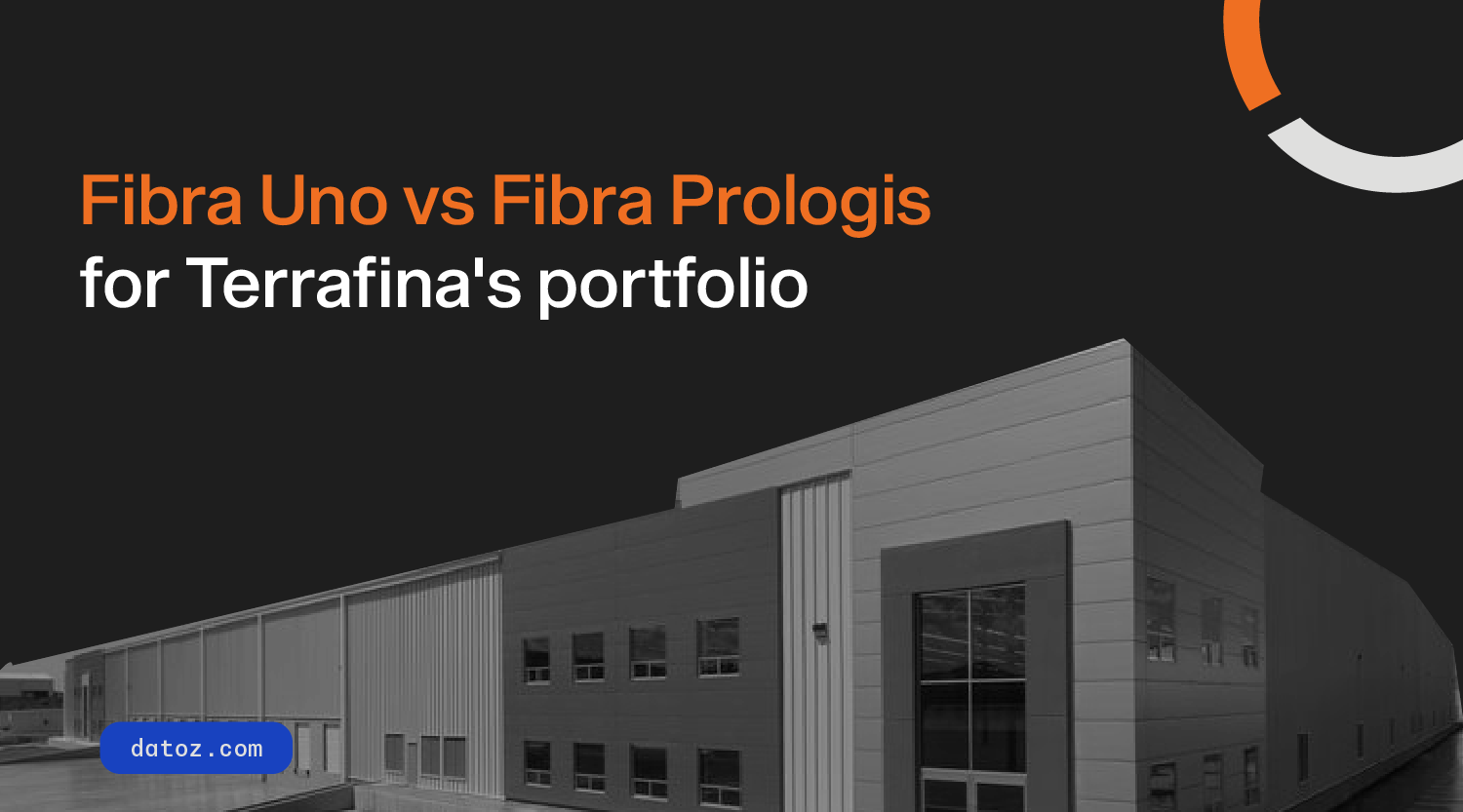 Fibra Uno vs Fibra Prologis for Terrafina´s portfolio Datoz