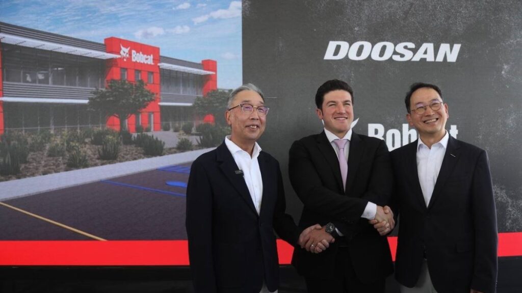 Con inversión de 300 mdd, Doosan Bobcat inicia construcción de planta de manufactura en Nuevo León Datoz