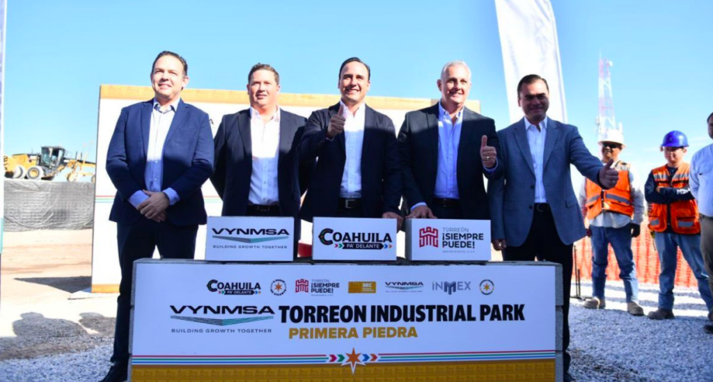 VYNMSA invierte 100 mdd en un parque industrial en Torreón Datoz