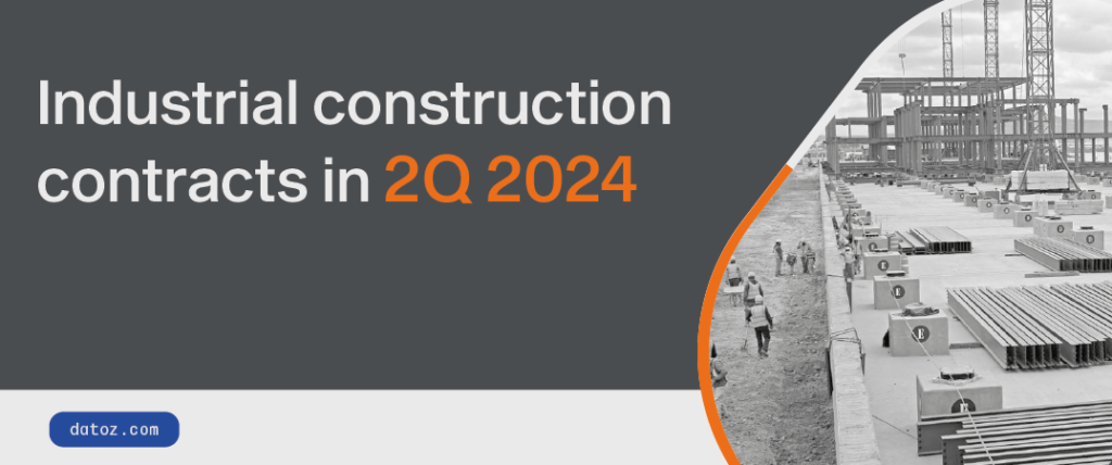 Industrial construction contracts in 2Q 2024  Datoz